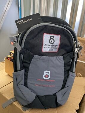 Ashbury by Spector & Co. Enervation Weight Training Club Backpack - Grey/Black